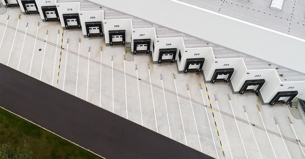 Warehouse shelf with stacked boxes representing ecommerce fulfillment, seasonal logistics, toy and entertainment merchandise distribution by G&B Fulfillment
